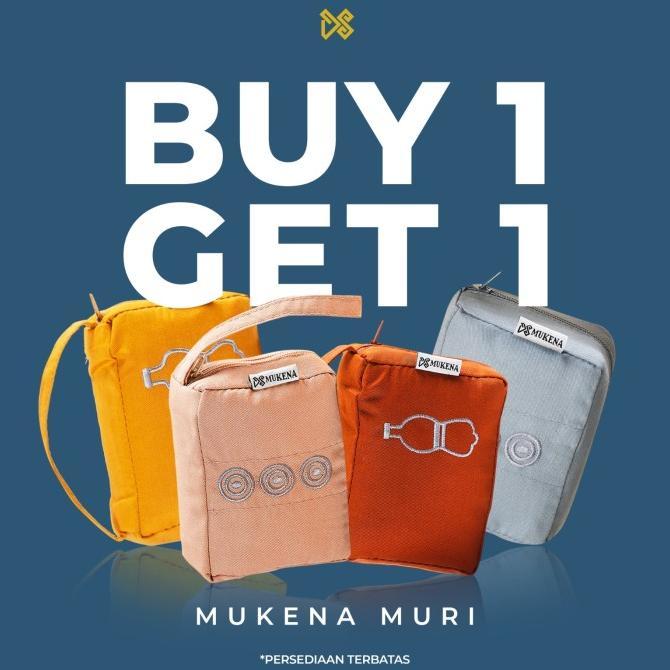 DS Modest - Mukena Travel Waterproof Rekor MURI Promo Beli 1 Gratis