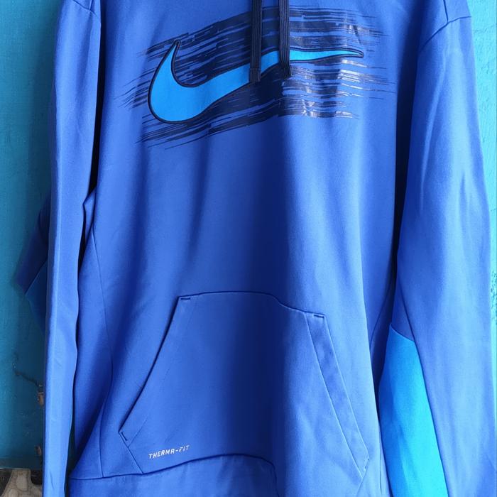 sweater Hoodie Nike biru size xl