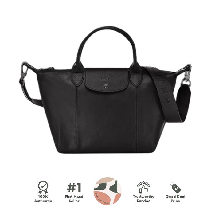 Le Pliage Cuir Small Black