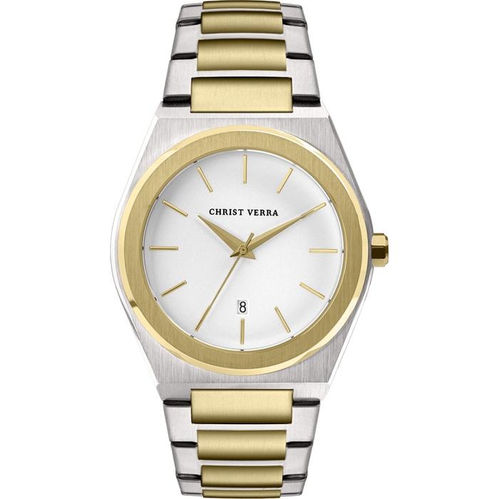 Jam Tangan Pria Christ Verra CV 10985G-13 WHT Original