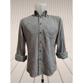 Kemeja Flanel Uniqlo Original Second Size S