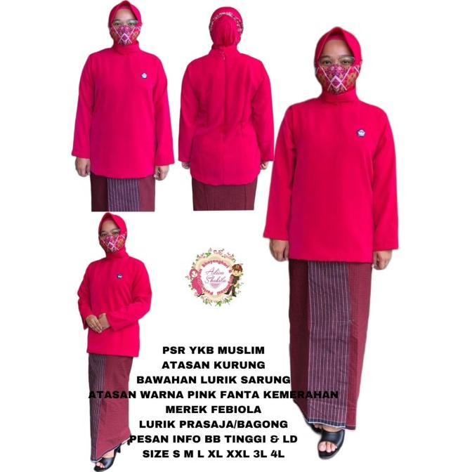 terlaris PSR YAYASAN KEMALA BHAYANGKARI MUSLIM BAJU KURUNG SUDAH JAHIT ready