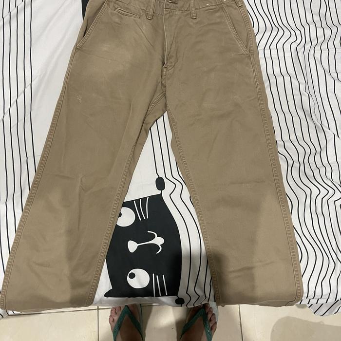 Uniqlo Chino Long Dark Khaki Pants