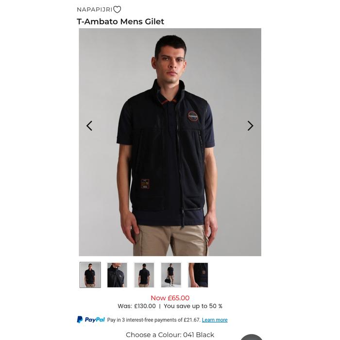 rompi Ambato Vest napapijri black