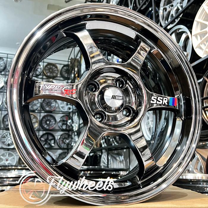 VELG RACING MOBIL SSR TYPE-C R16 BLACK CHROME