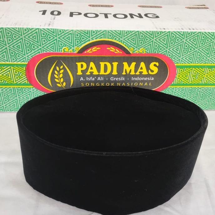 peci padi mas hitam polos