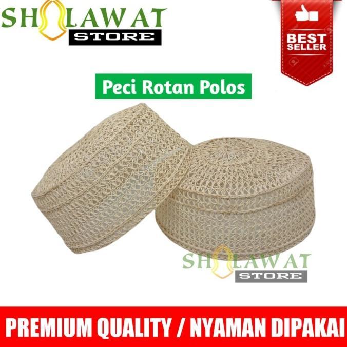 Peci Rotan Akar/Peci Karang/Songkok Rotan/Kopiah Rotan/Kopyah Rotan