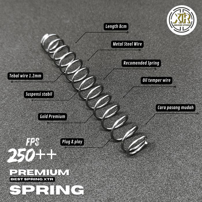 SPRING XTR Q1/Q2/Q3/Q9/Q11 SPEED PER PEGAS PISTON SILVER PREMIUM