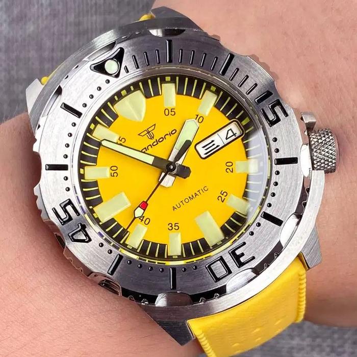 Tandorio Homeage Seiko Monster Yellow Dial