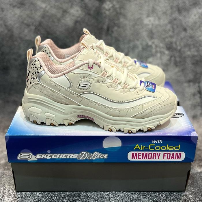Skechers D'lites Wildcats Natural Women’s Shoes Original 150236NTPK