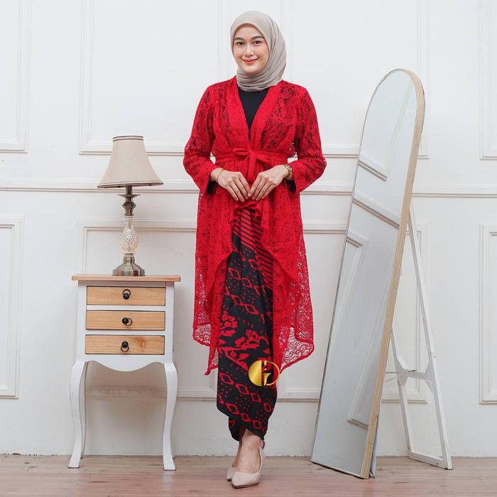 Baju kebaya Batik Brokat model terbaru