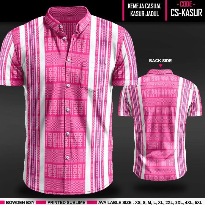 KEMEJA KASUR, GORDEN ANGSA, KORAN, BATA. KEMEJA MOTIF JADUL UNIQVERZ. TERLARIS