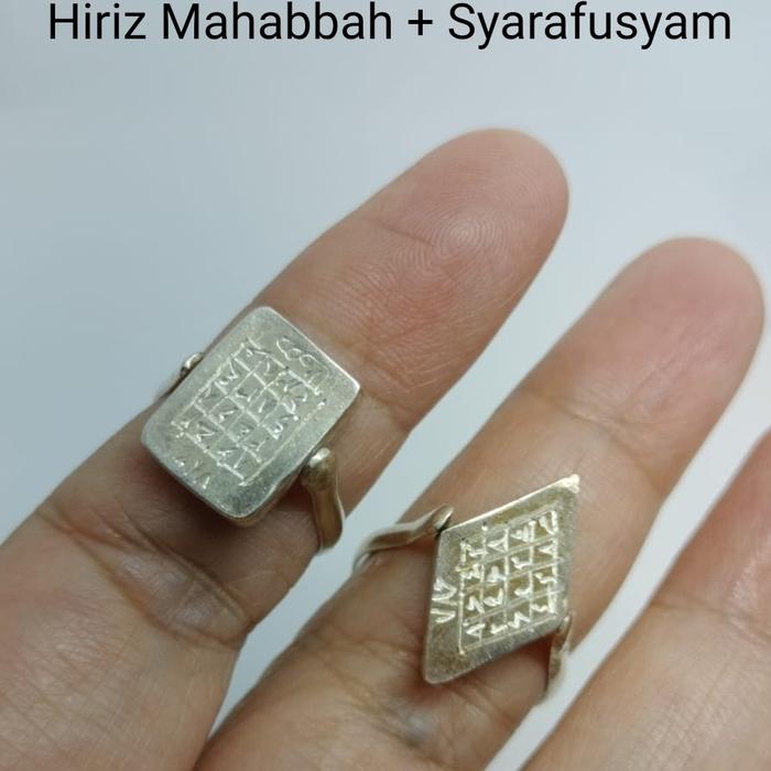 Cincin Full Perak Hiriz Mahabbah+Syarafusyam