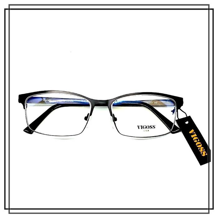 FRAME KACAMATA VIGOSS 3030 model Clubmaster Keren Elegan Kualitas Bagus Kuat Awet Ringan Harga MURAH