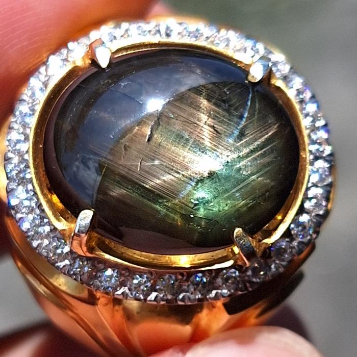 Bangsing kresnadana star 12 / natural sapphire thailand star 12