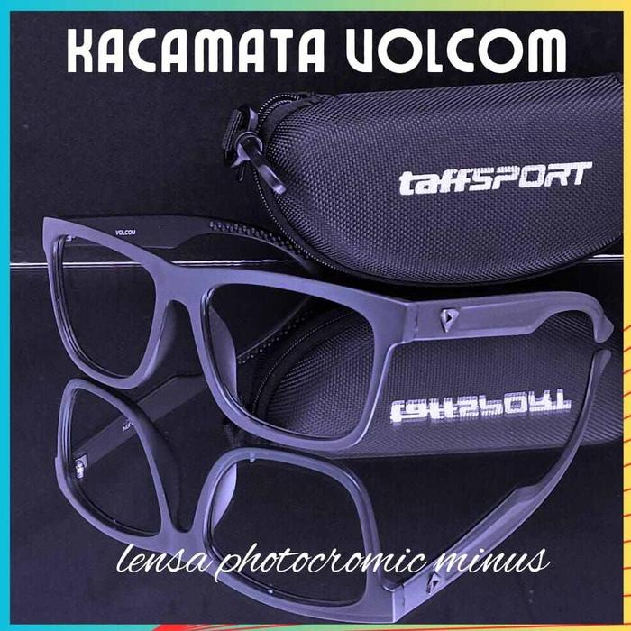 Readyy Kacamata Minus Photocromic Pria Volcom Sporty Optik Asli Ori Terlaris