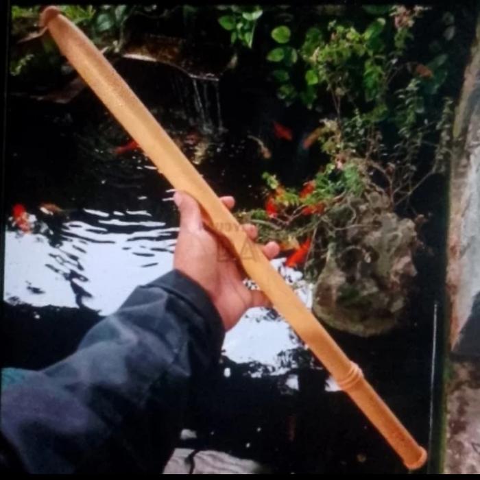 Tongkat Landean tombak kayu setigi panjang 60cm