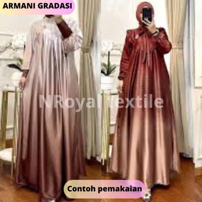 kain armani silk gradasi ombre premium meteran