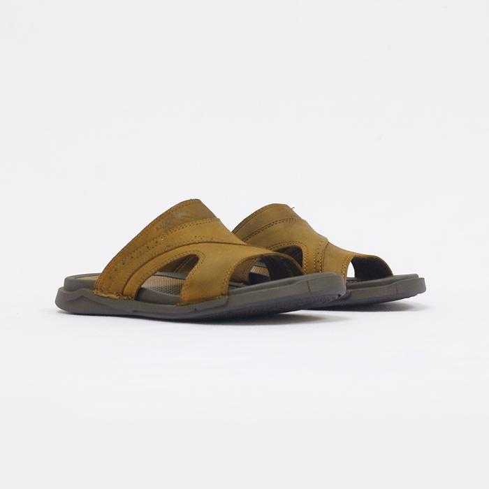 Rohde Men 6804 Sandal Pria Warna Cokelat Dan Hitam Original Kulit Asli
