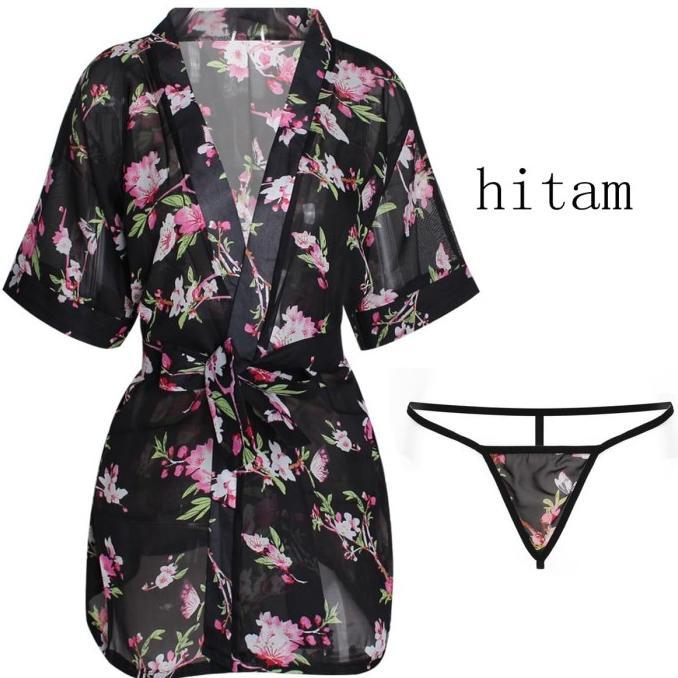 baju tidur kimono lingerie piyama bikini g string A187-2