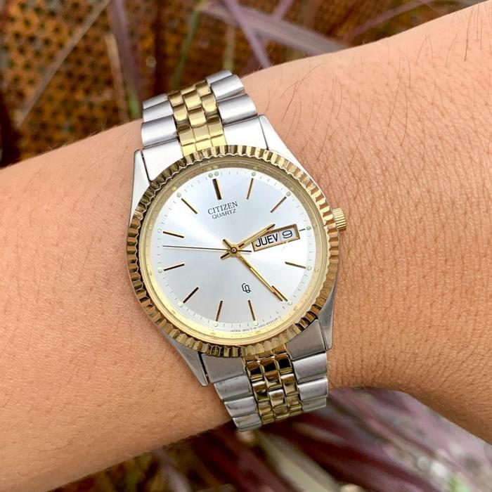 LAGI DIGORENG ! jam tangan citizen president quartz cq vintage tahun 90an jadul antik retro original
