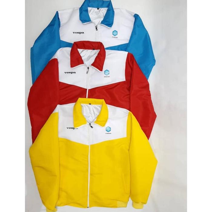 All New Jaket Gambar Vespa Laki-Laki/Wanita Model Dealer/Vintage/Retro