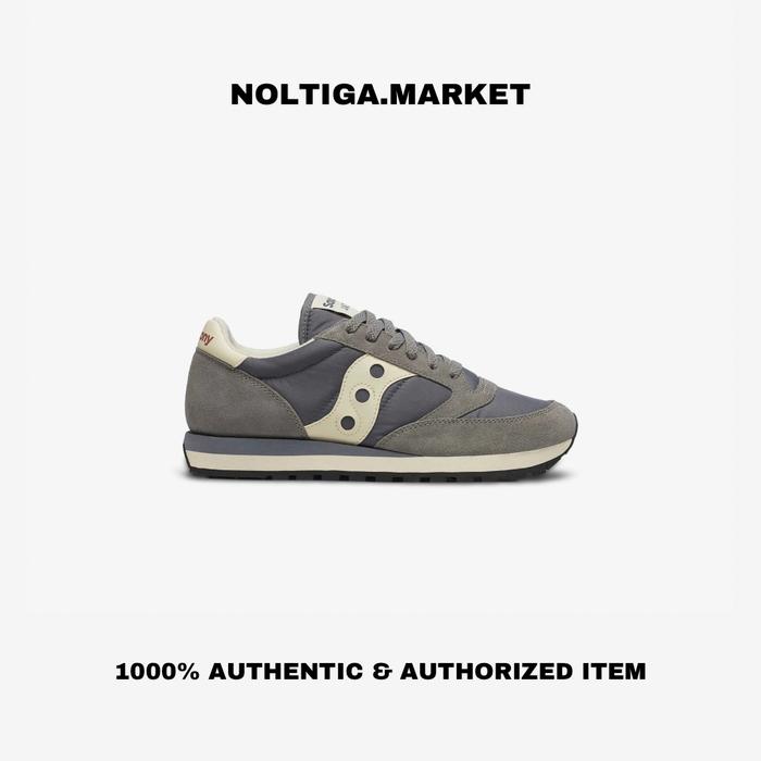 SAUCONY JAZZ GREY OFF WHITE ORIGINAL RESMI