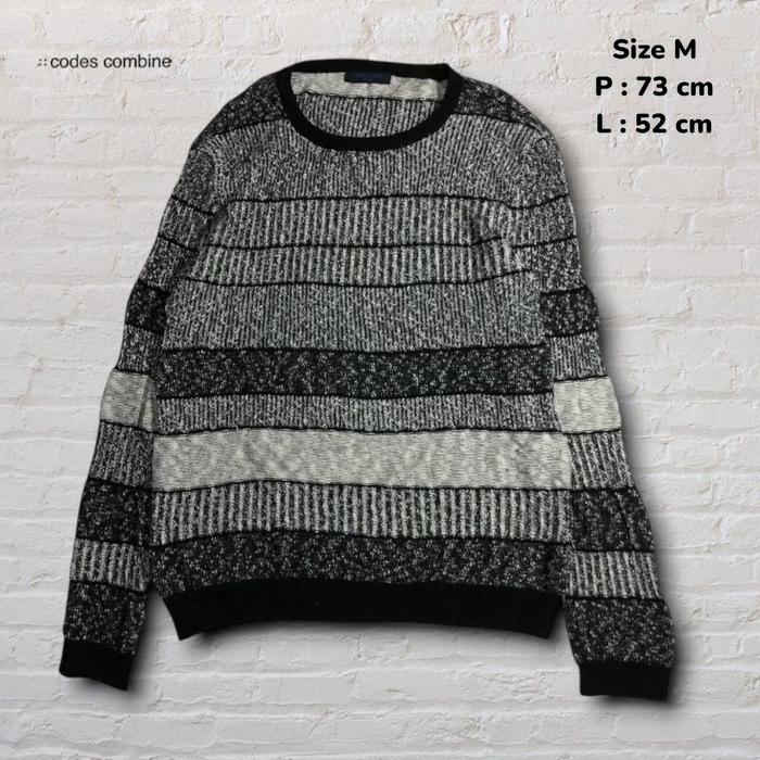 Sweater Knitwear Codes Combine Salur Abu Original Second Preloved #RJA4
