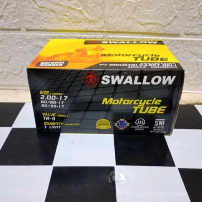 Ban Dalam Swallow 200 Ring 17 Ukuran Ban 60/90 Ring 17