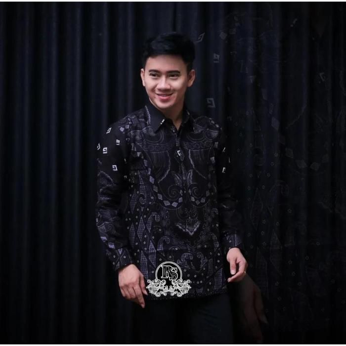 berkualitas~ Kemeja Lengan Panjang M L XL XXL XXXL 4XL 5XL 6XL PAKAIAN RESMI Hem batik jumbo Hem bat