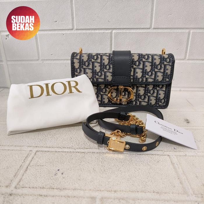 CD 30 Montaigne East West Bag with Chain, tas slempang, sling bag