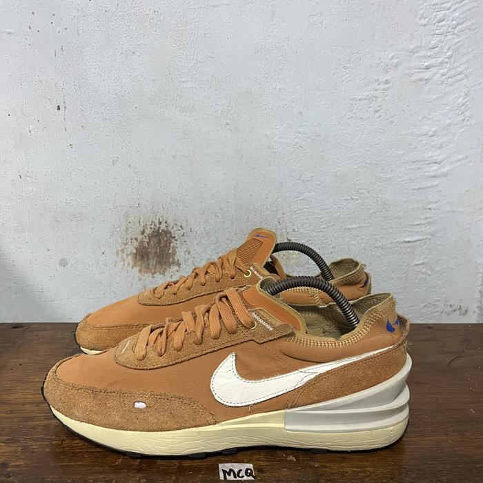 Sepatu second ori nike waffle one brown curry size 43