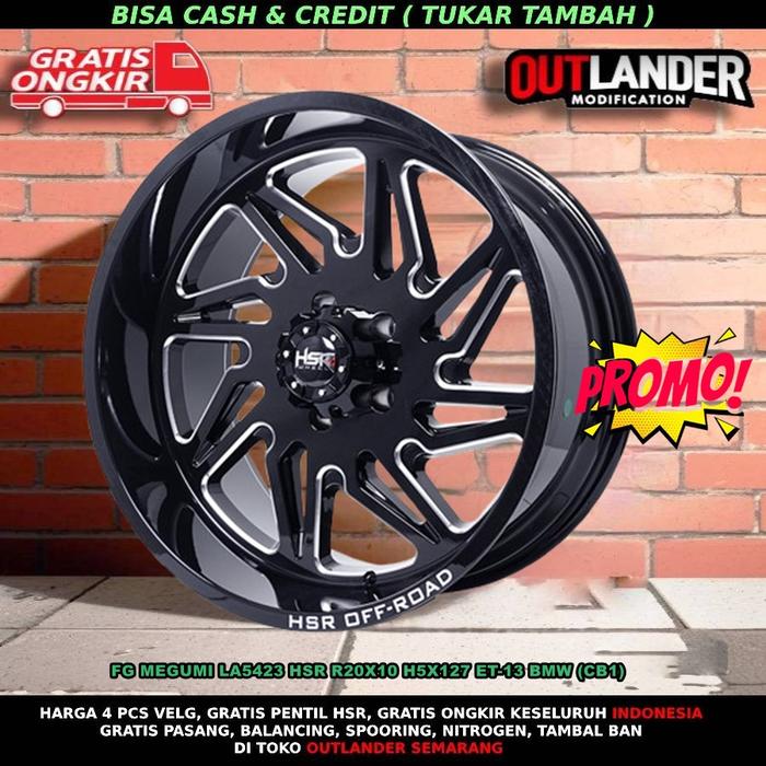 VELG MOBIL RACING RING 20 TYPE HSR FG MEGUMI R20X10 H 5X127 ET-13 BMW