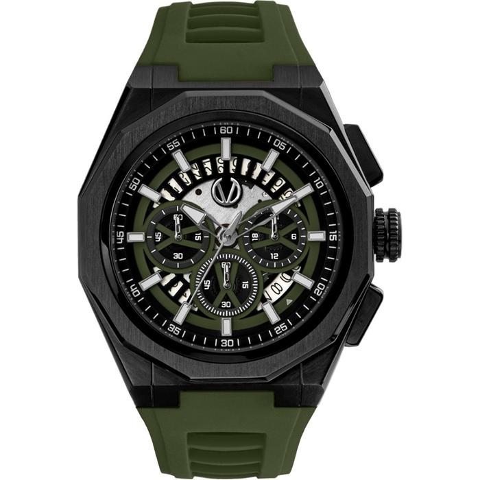 Jam Tangan Pria Christ Verra CV 12189G-36 BLK/GRN Original