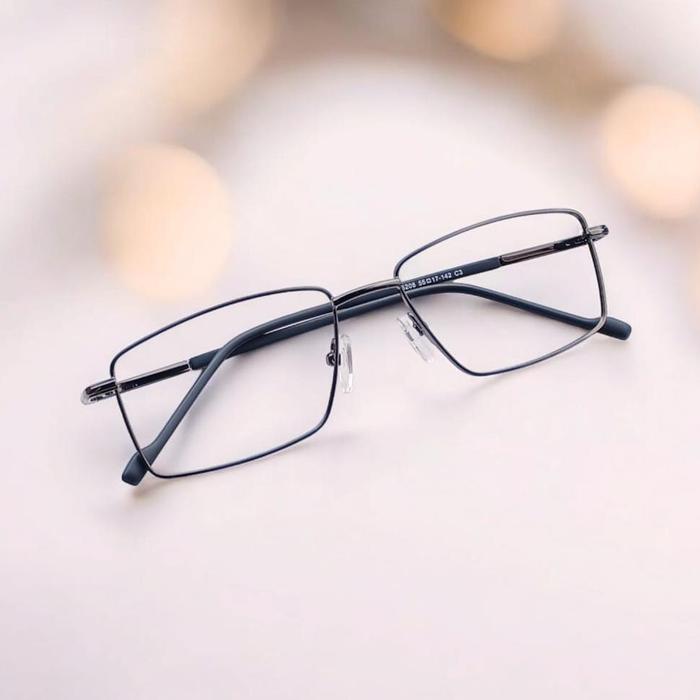 Readyy Kaca Mata Minus Pria Photocromic Kotak Berubah Warna Optik Asli Ori Frame Metal Terlaris