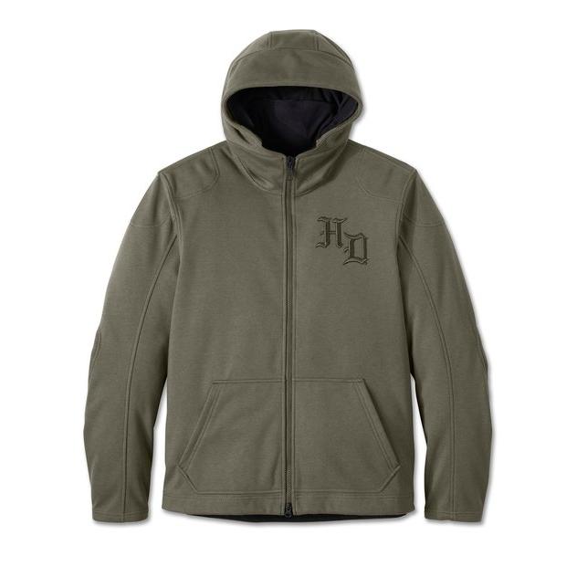 JACKET H-D DEFLECTOR 2.0 HOODIE RIDING FLEECE GRAPE LEAF ORIGINAL HD GENUINE 97102-25VM