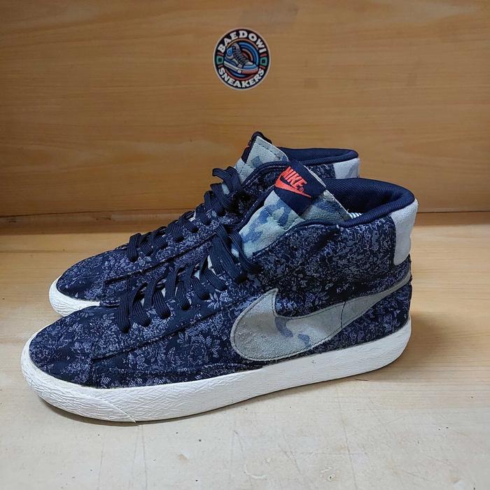 Sepatu Second Ori Nike Blazer Mid Floral Size 40,5