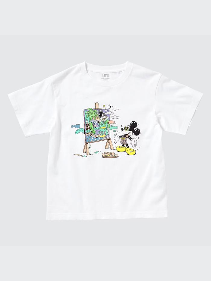 Kaos T-shirt anak Uniqlo UT x Mickey and Friends Steven Harrington by Kids Supply