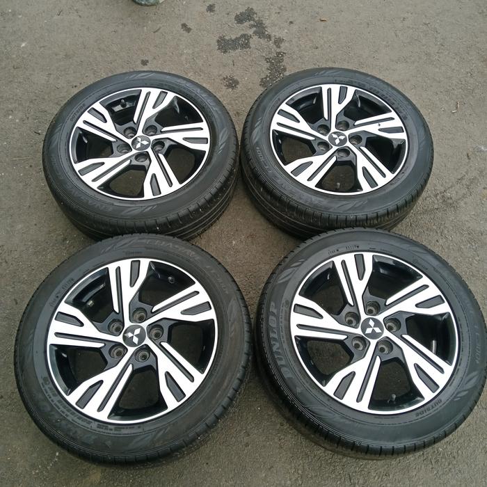 velg oem new xpander ultimate R16 + Ban 205/55R16 dunlop enasave