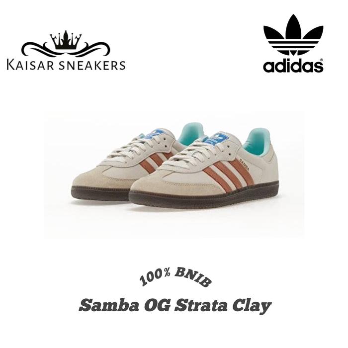 Sepatu ADlDAS Samba OG Strata Clay