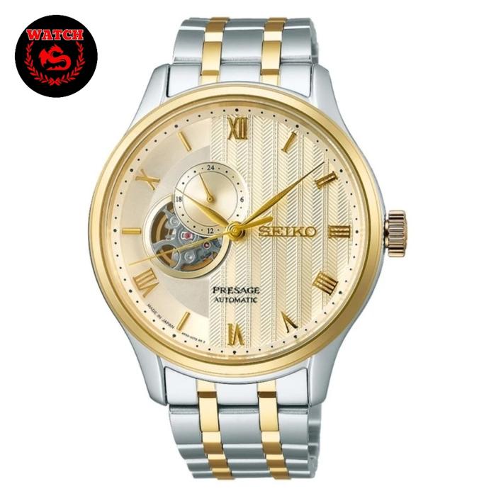Jam Tangan Pria Seiko SSA464J1 Presage Automatic Japanese Zen Garden Sapphire Glass Stainless Steel 