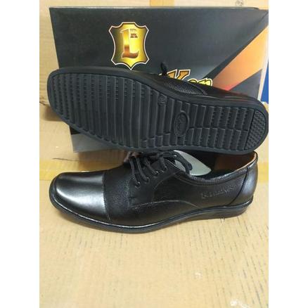top quality~ Sepatu pantofel tali pria kulit asli LEINIKER model lancip original