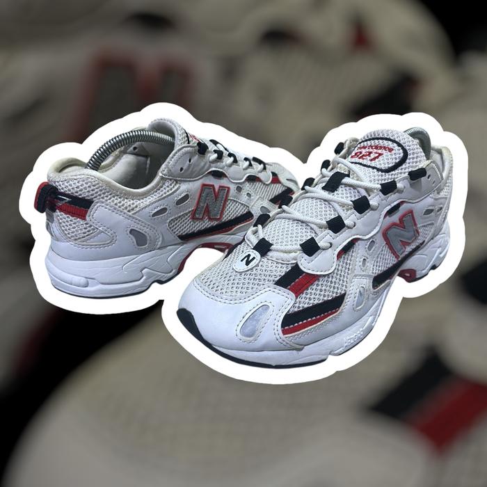 New Balance NB 827 'White Red' (ML827AAB) Size 42 Second Original