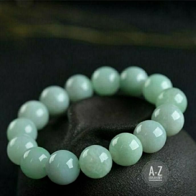 GELANG BATU NATURAL GIOK BURMA GRADE A (HIGH QUALITY) 100% ORI