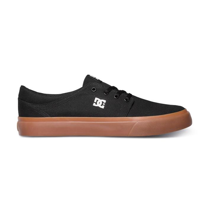 Sepatu DC Shoes Trase TX Canvas Black Gum ORIGINAL