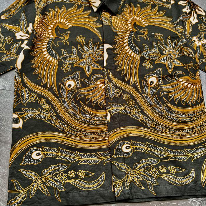 Preloved kemeja batik cap sogan pria