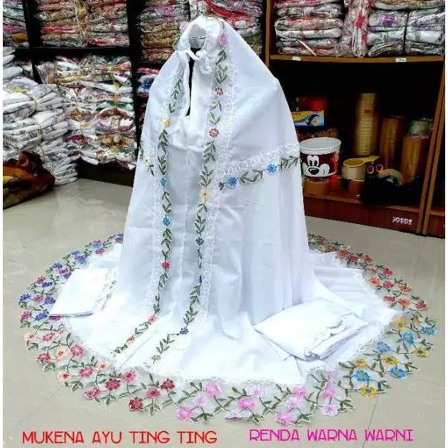 MUKENA AYU TING TING REAL PICT ABG DEWASA FASHON WANITA MUSLIMAH PERALATAN SHALAT fashion wanita hij