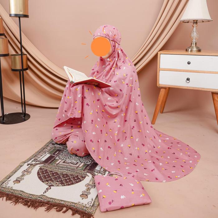 MUKENA DEWASA MOTIF ZULFA RAYON BALI