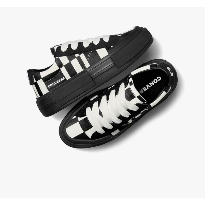 Sepatu Sneakers Unisex Converse CT AS Ox Cruise Checkered Black Egret Black Original A08790C