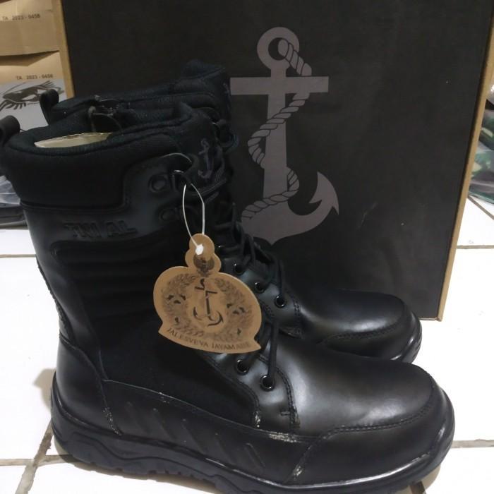 Sepatu PDL 2019 TNI AL Resleting OriginaL